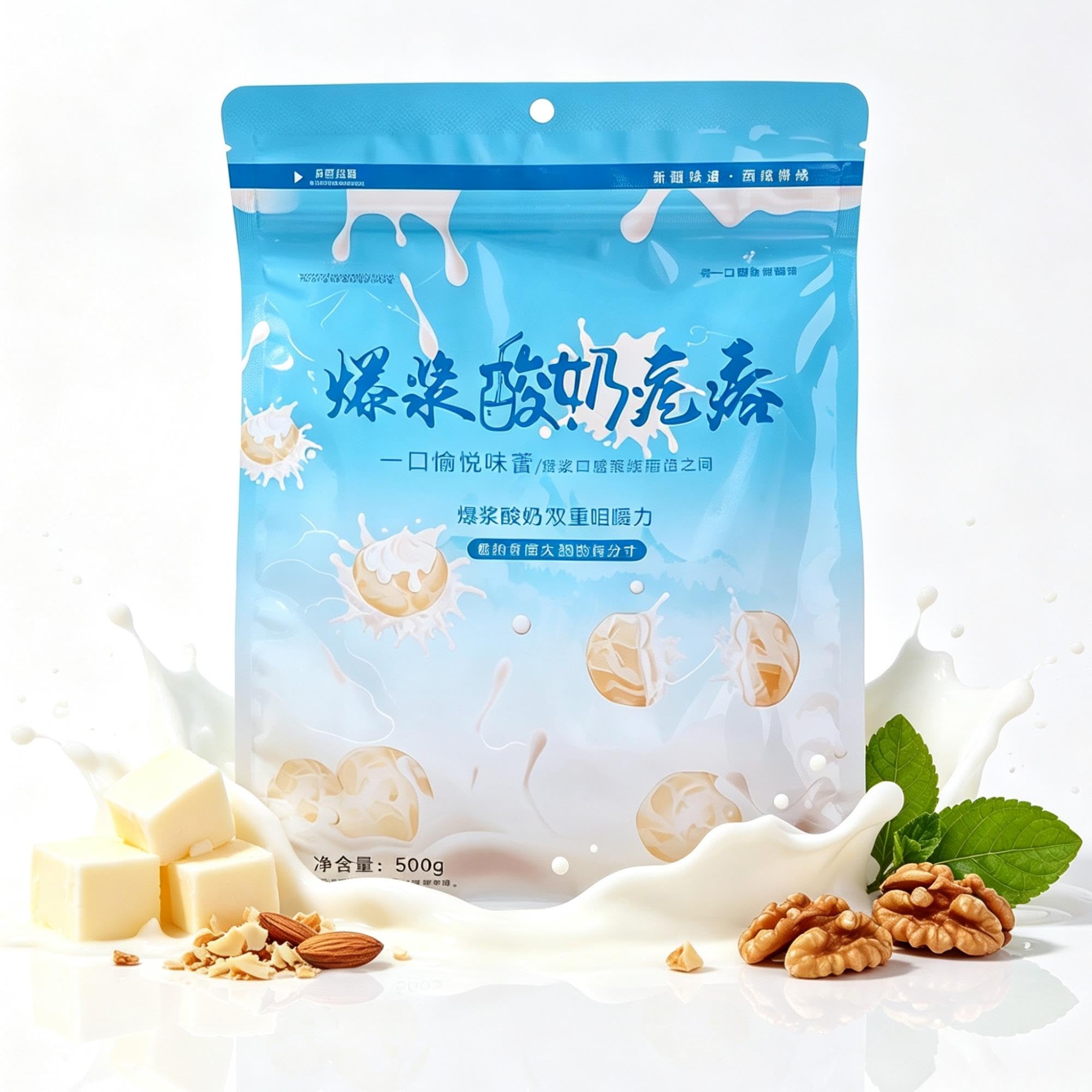 Burst Center Jogurt Cheese Bites 500g, pakowany próżniowo nabiał