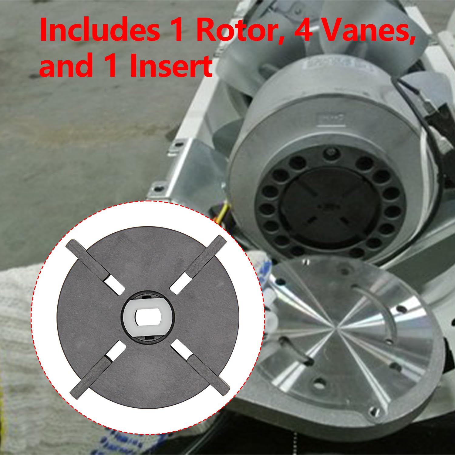 PP204 HA3004 1/2" Thick Rotor Kit for Desa, Master, Reddy, Sears Space Heater #70-022-0100
