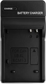 NB-6L Charger for PowerShot SX530 HS, SX610 HS, SX710 HS, SD1200 is, SD1300 is, S120 IXY 10S IXY 30S and More with Foldable Plug