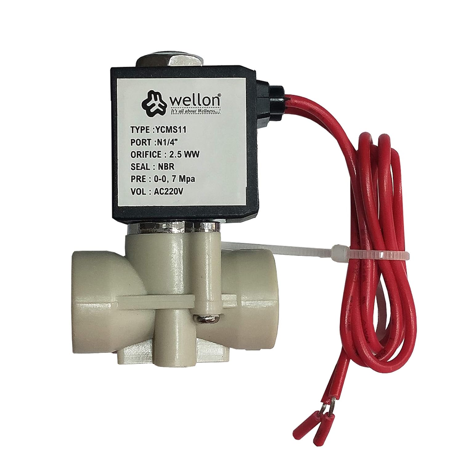 Wellon Original Ionizer Solenoid Valve 220V(AC)Black Color SV for