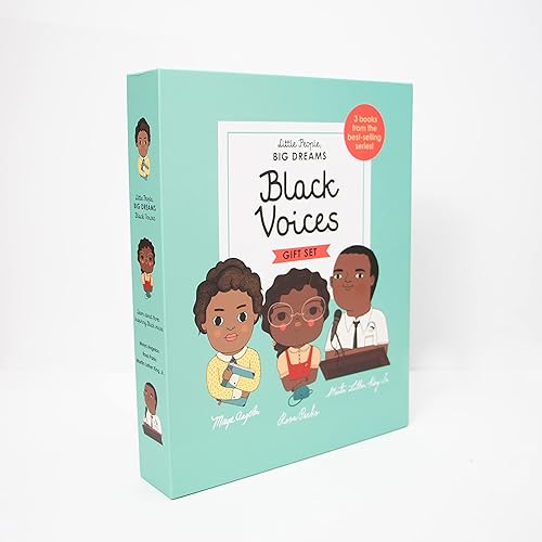 Little People, BIG DREAMS: Black Voices: 3 books from the best-selling series! Maya Angelou - Rosa Parks - Martin Luther King Jr.