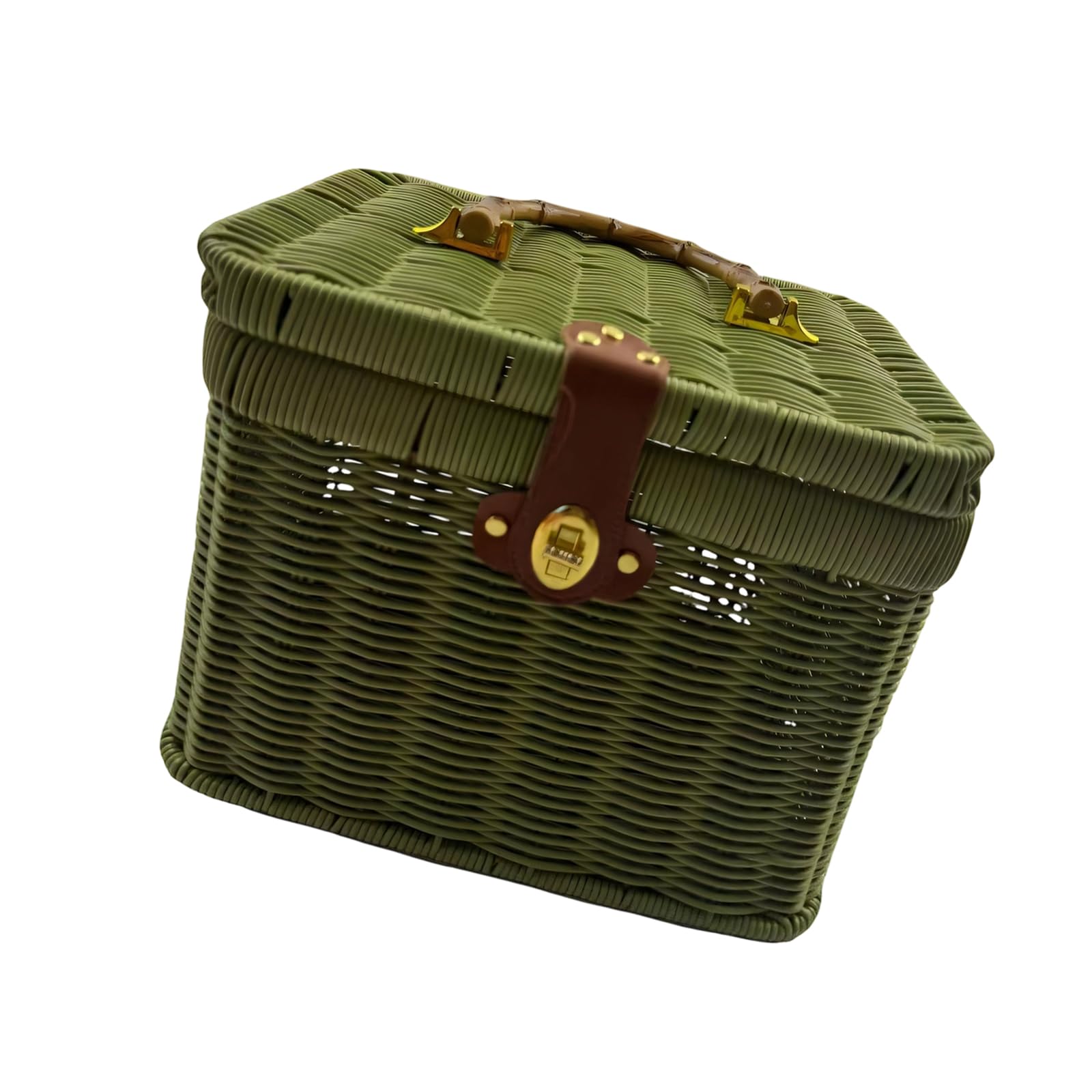 Zxfdsfdbnm Decorative Handwoven Basket Storage Container with Handle Great for Organizing Clothes Books and Toy Portable Storage Container for Home