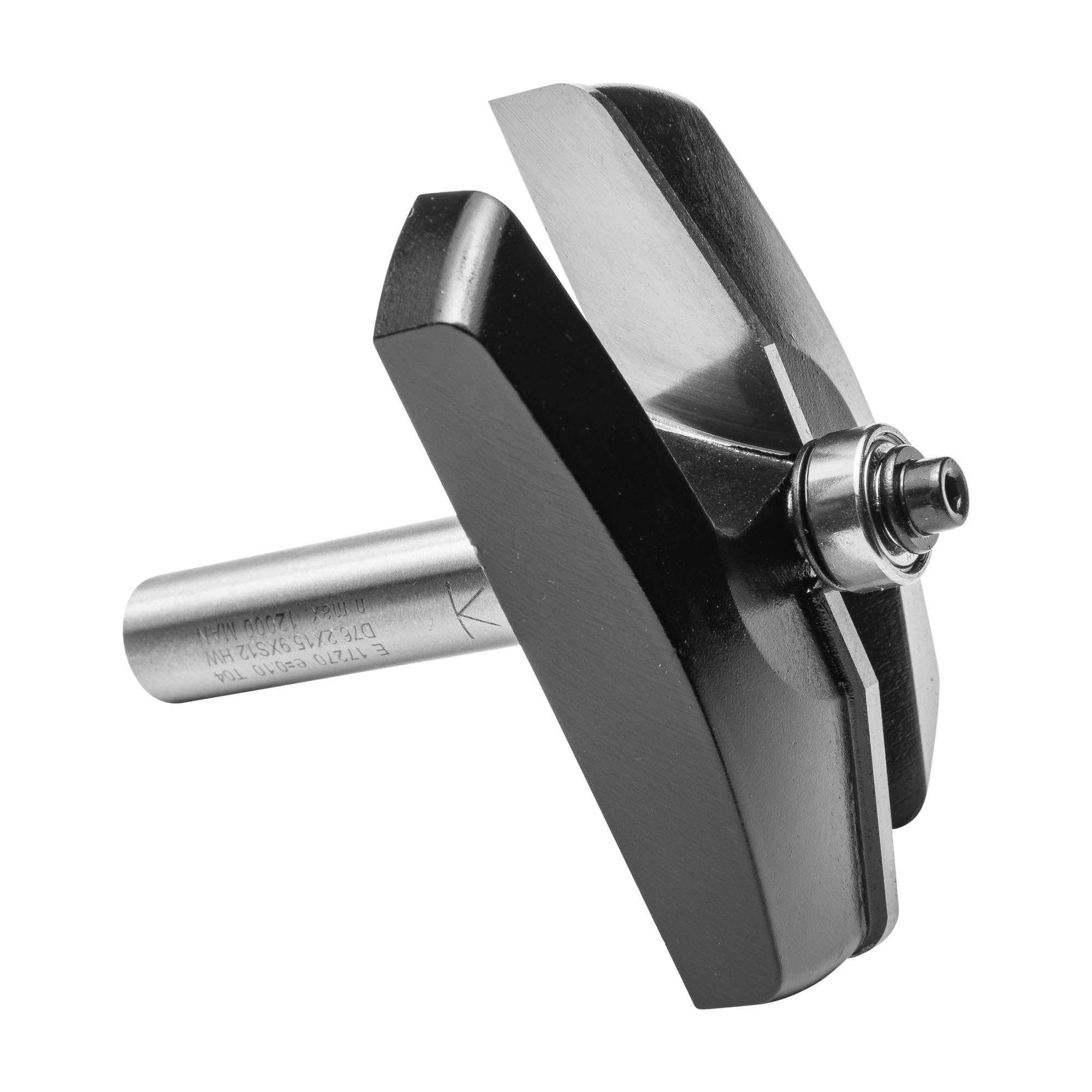 ENT 17270 Fresa a disco carburo, Gambo (S) 12 mm, diametro (D) 76,2 mm, NL 15,9 mm, T 31,7 mm, SL 50 mm, inclinazione di 15° con cuscinetto a sfere