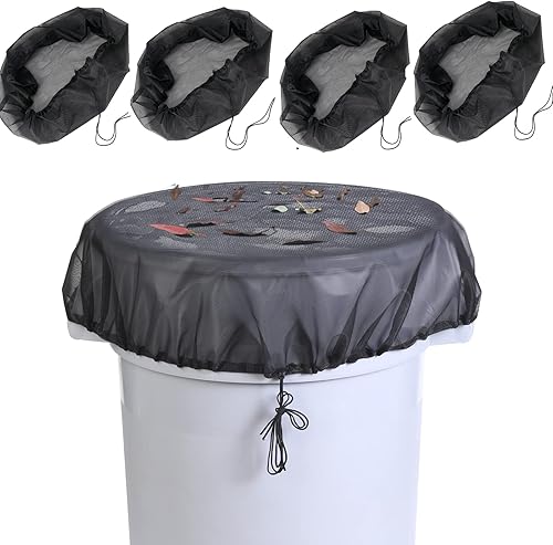 Miniatura 1 de 37.5 Inch Mesh Cover for Rain Barrel,Rain Bucket Leaf Filter Screen Cover