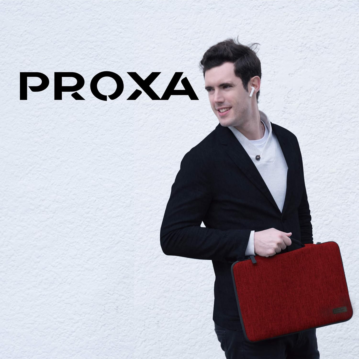 Authеntіс Crаzу Dеаlѕ PROXA Laptop Sleeve Bag Briefcase Cover for 13-13.3 MacBook & 14 MacBook Pro A2442 M1 2021/13-13.3 Microsoft Surface Dell Acer ASUS HP Lenovo Toshiba - Ultra Slim/Dual Layer - Burgundy Red