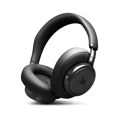 JBL New Live 780NC, Advanced Noise Cancellation 2.0 Wireless Headphones, Latest Technology (BT 6.0, Auracast, Hi-Res, LDAC, Spatial Sound, 6-mic, AI-Trained Algo) 80H Battery, 2Yrs* Warranty, Black | Bluetooth 6.0, Multipoint Connection, Up to 80 Hours Playtime, Customisable with the JBL Headphones App, Spatial Sound