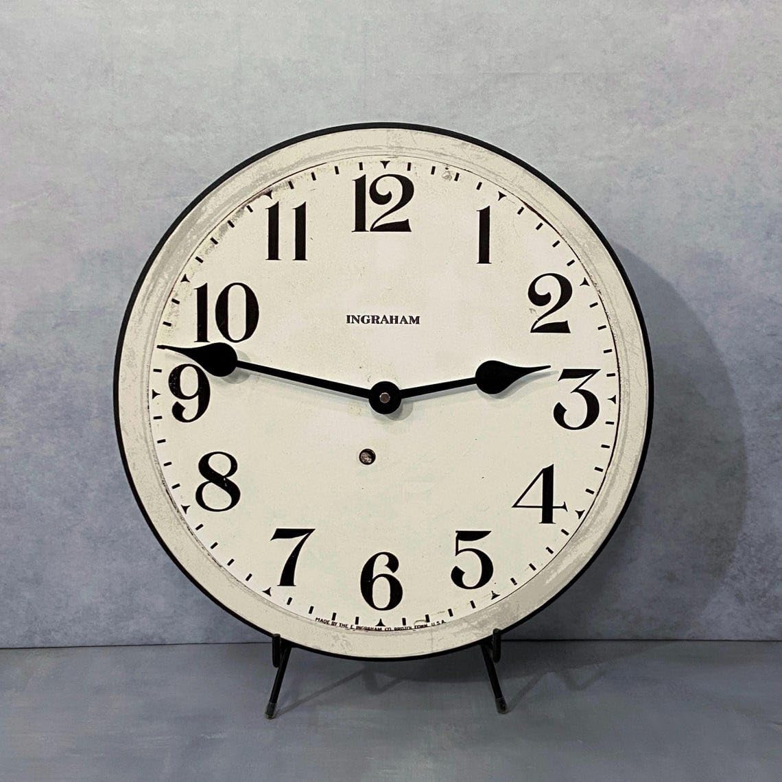 Bundy Wall Clock | Ultra Quiet Quartz Mechanism | Hand Made in USA Beautiful Crisp Lasting Color | Comes in 8 Sizes | 12 Inch