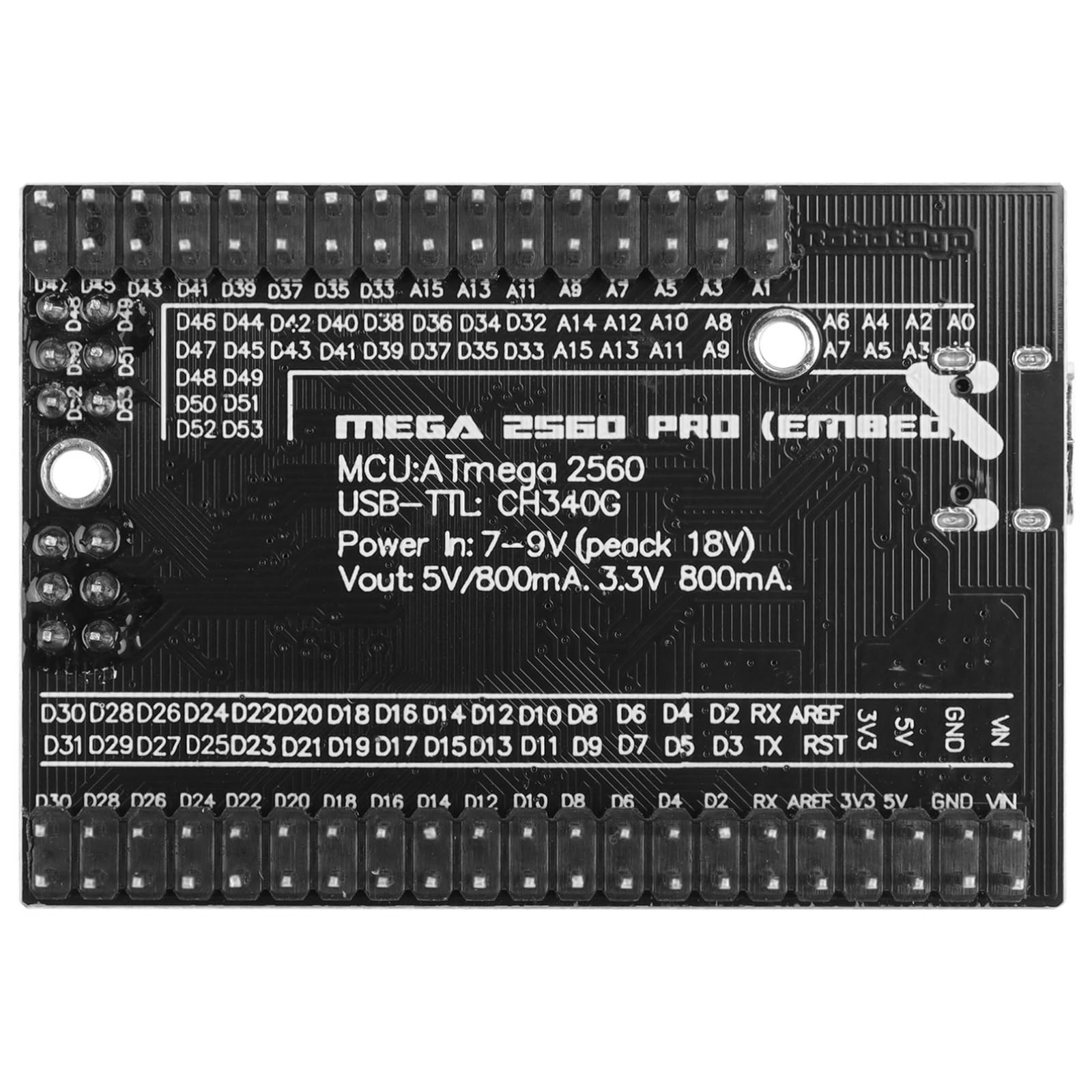 Snapklik.com : Mega 2560 Pro Core Board, ATmega 2560-16AU USB-CH340G ...