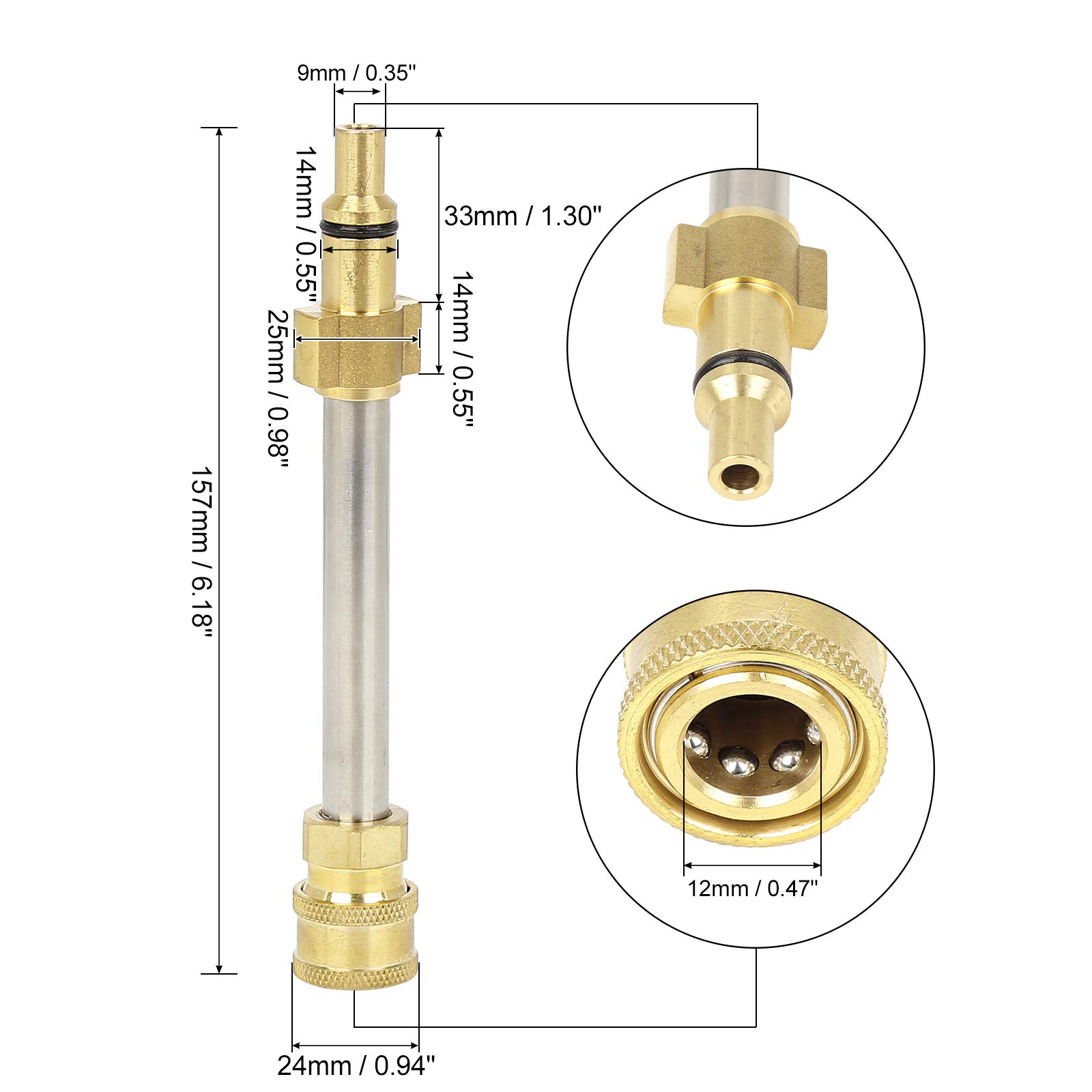 Auto-Hochdruckreiniger Adapter – Kompatibel Mit Lavor & Anderen Modellen