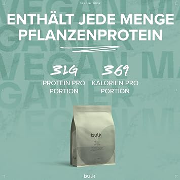 Bulk Vegan Mass Building Strawberry 2.5 kg Vegetable protein powder weight gainer mass gainer