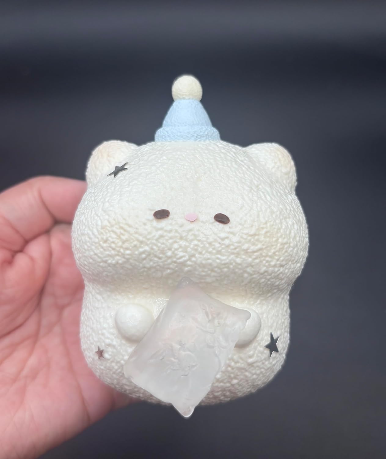 Frozen Butter Super Cute Baby Hamster with cat paw Pillow taba Squishy