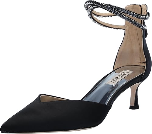 Badgley Mischka Lilibeth Kitten Heel Pump, Black, 8.0