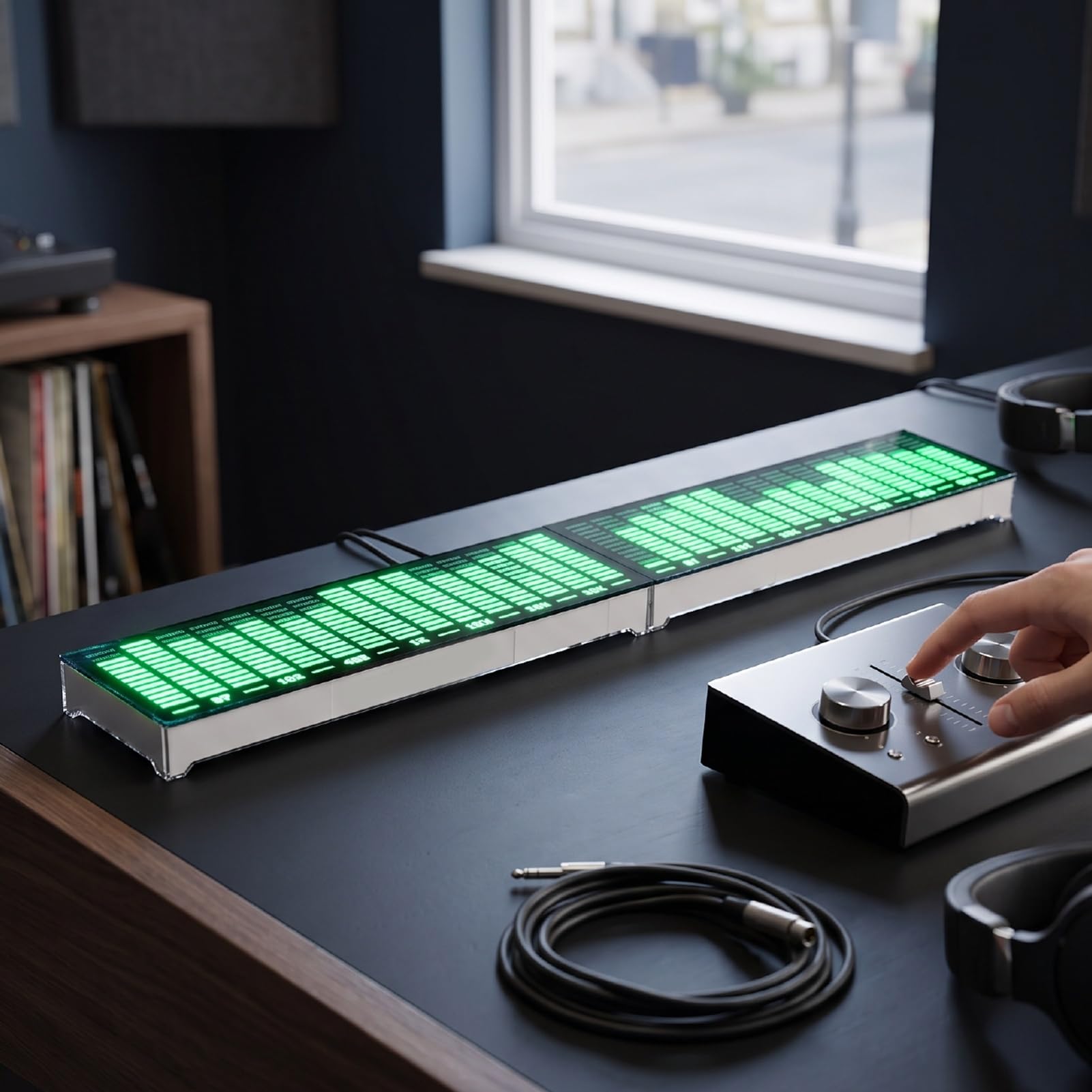 Analizator Widma Audio, Wizualizator Muzyki LED 57 Hz-16 KHz