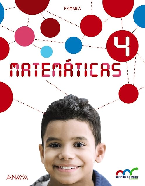 Portada de Matemáticas 4º Educacion Primaria . A