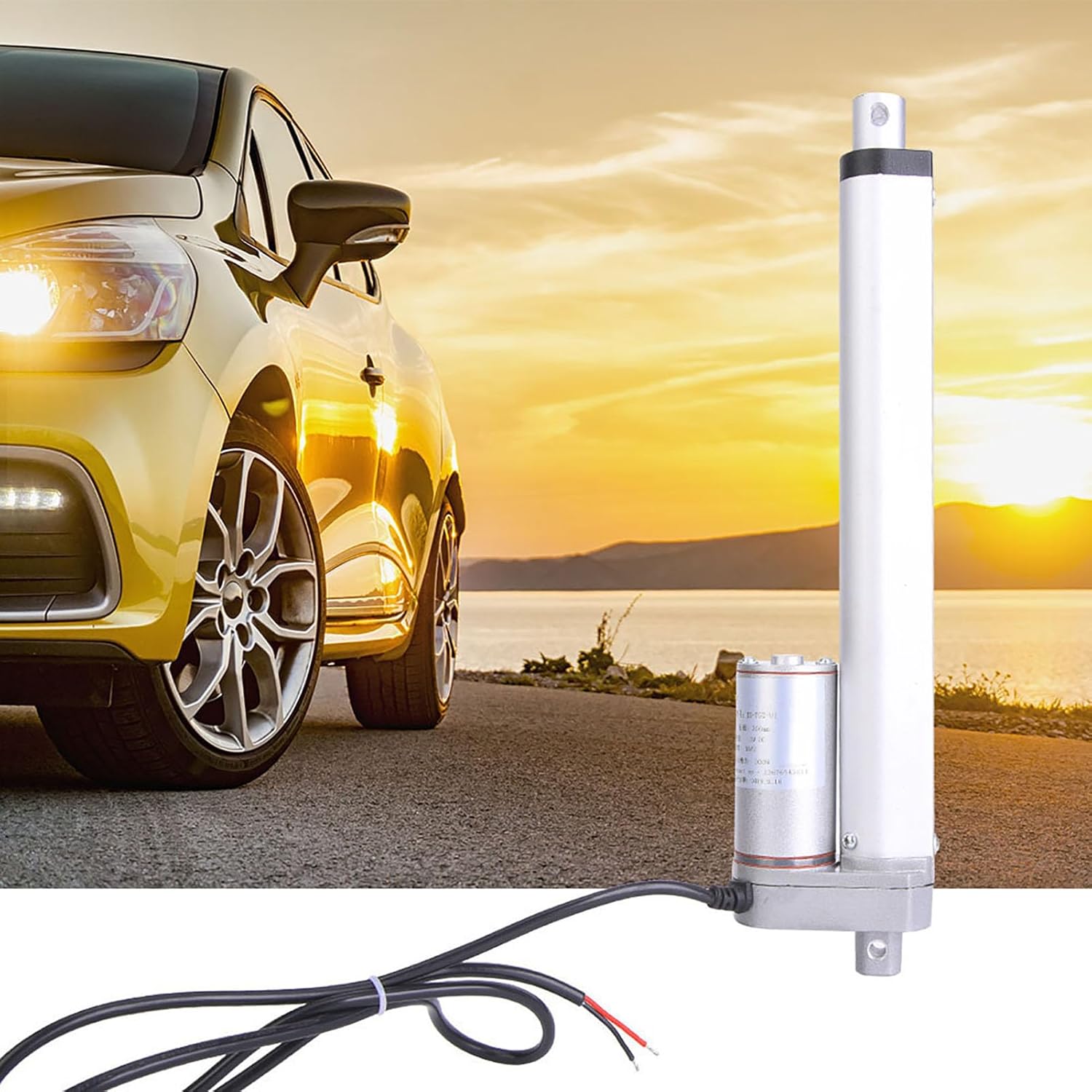 Linear Actuator, 12V DC Small Linear Actuator, 1.2" per sec High-Speed Speed Motor, Electric Linear Actuator, 300N (67lbs), IP45 Mini Motion Actuator for Multiple Purposes(8" Stroke)