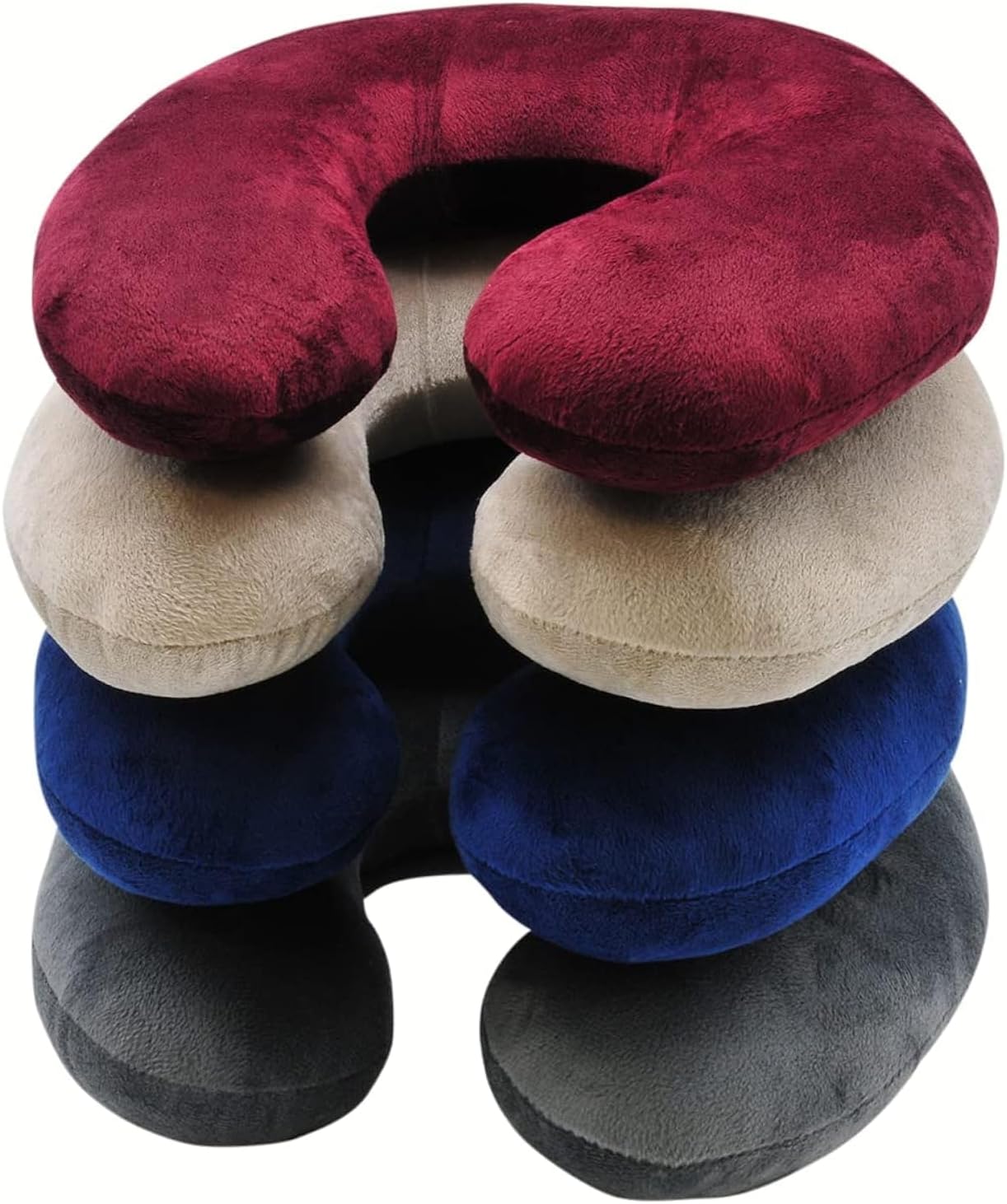 RoadPro RP2807 Neck Pillow with Microfiber Cover - Assorted Colors