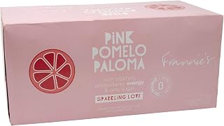 Frannie's Sparkling Beverage- Zero Calories & Sugar, Aspertame Free: 8-Pack 12 fl. oz. Cans (Pink Pomelo Paloma)