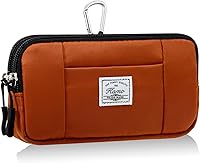 Vista 29 de KAMO Funda multiusos de lona horizontal para smartphone, funda para teléfono celular con asa para cinturón, bolsas de cinturón para mujeres, funda