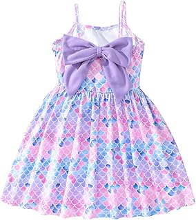 Toddler Summer Dress Dinosaur Backless Sundress Baby Girl Bowknot Dresses Birthday Beach Dress - Buy now