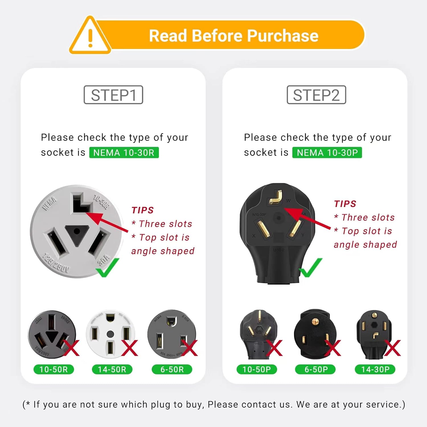 30 amp splitter 3 Prong Dryer Y Splitter L-Prong NEMA 10-30P Male to 2 x NEMA 10-30R Female, 30 Amp 250 Volt 7500W STW 10 AWG Dryer Y Adapter Cord, Power Cable for Electric Car, UL Listed