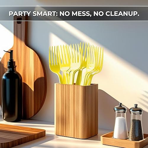 Vista 58 de Cucharas de plástico azul claro (paquete de 24) – Cucharas de color azul claro para fiestas, artículos de plástico duraderos, cucharas de plástico