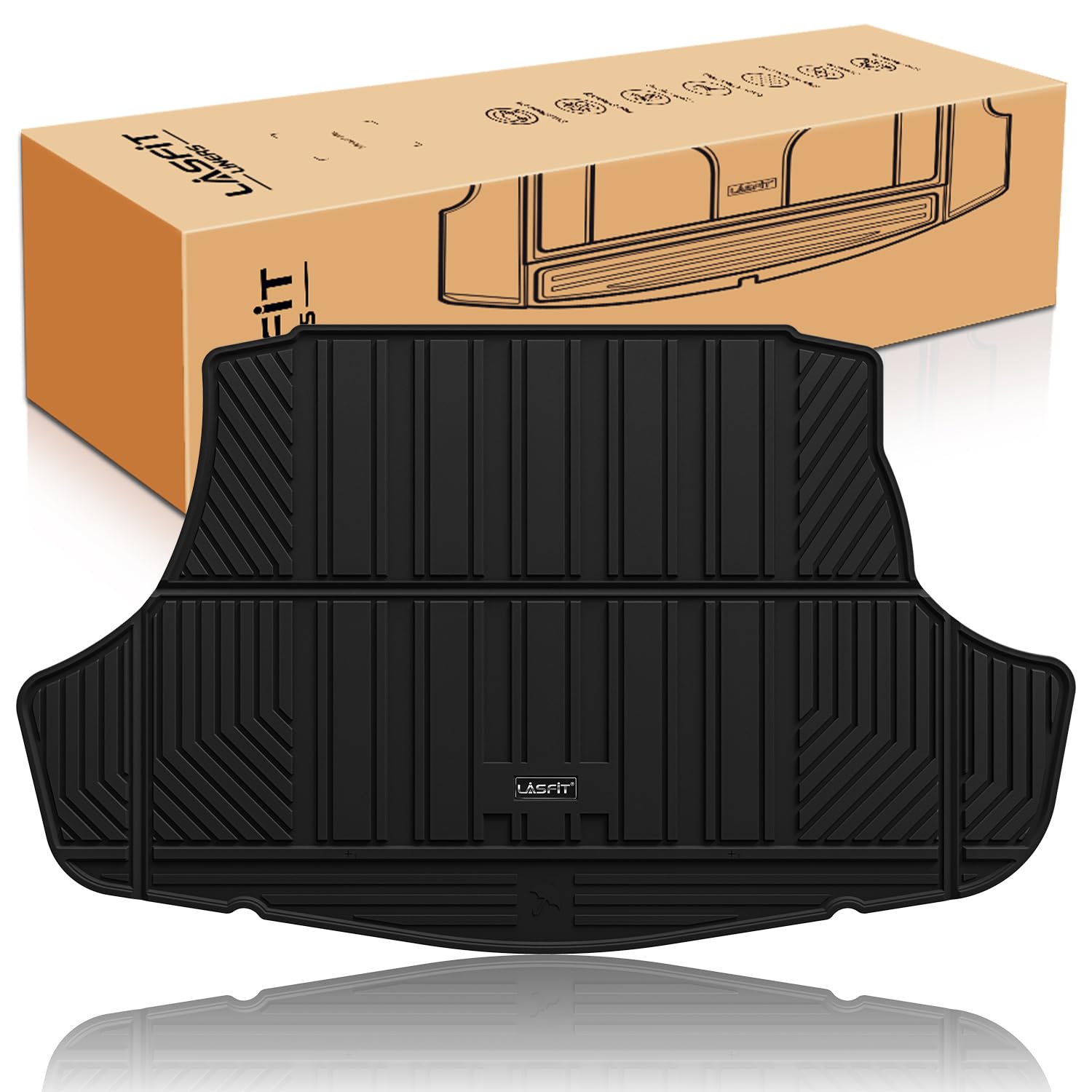 LASFIT Cargo Mat for Toyota Camry 2018 2019 2020 2021 2022 2023 2024-2026