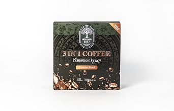 Heritage1857 Vietnamese Instant Coffee, Medium Roast - 3-in-1 Coffee, Creamer, Sugar - 100% Robusta - 32 Single-Serve Packets