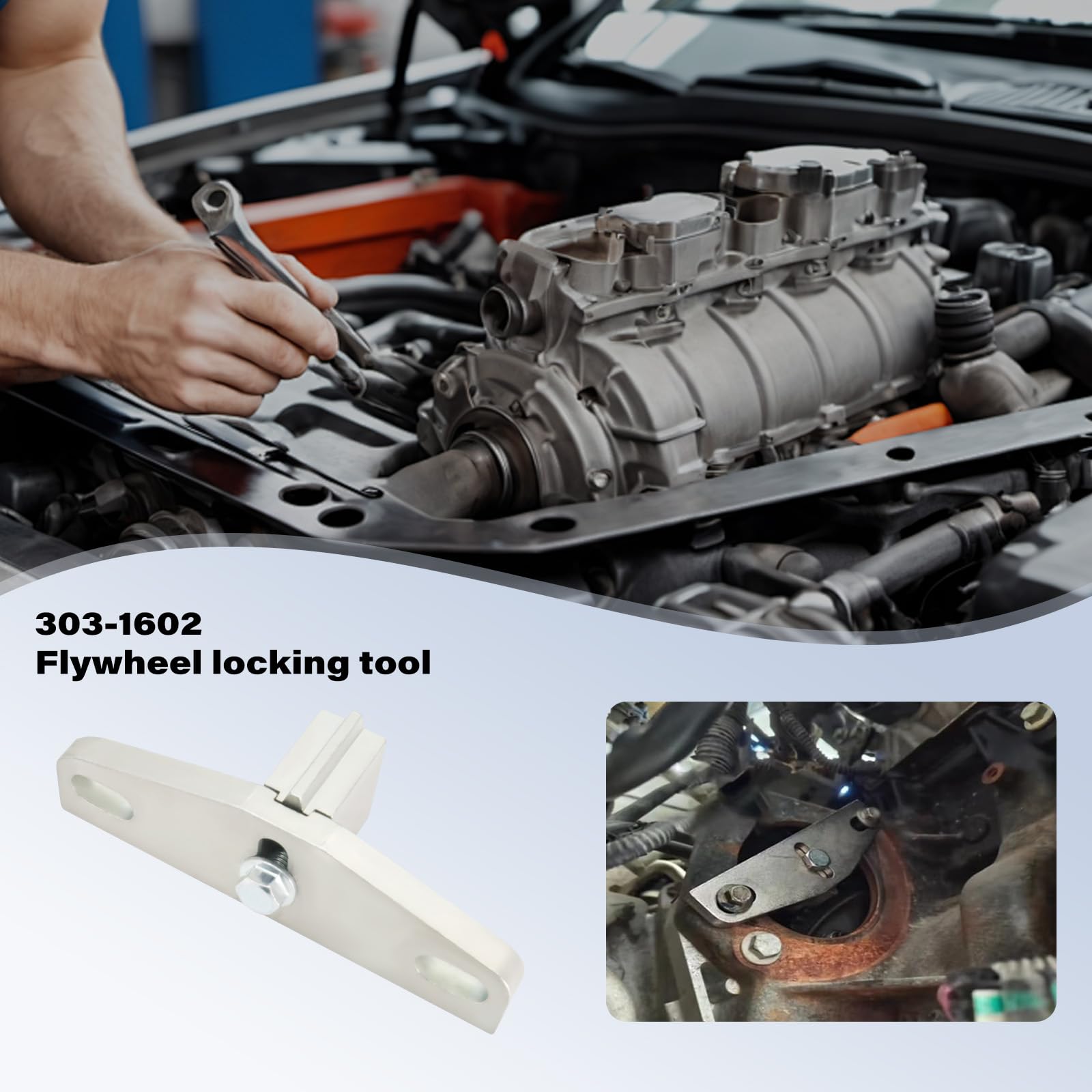 RUIZHI Motor Einstellwerkzeug Satz für Ford 1.0 ECOBOOST, Zahnriemen Werkzeug, Werkzeugset für Riemenmotor, Nockenwellen Arretierung