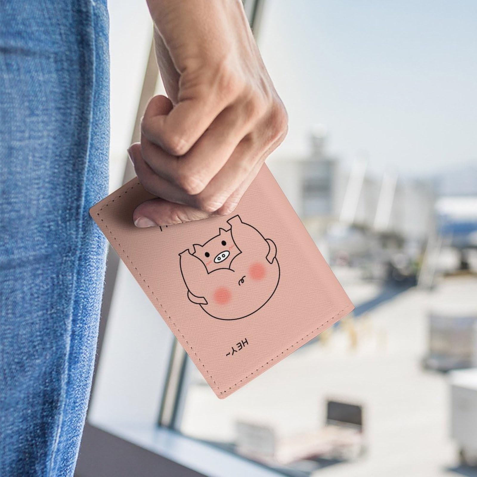 Amazon.co.jp: パスポートケース 可愛い 豚 トラベルウォレット