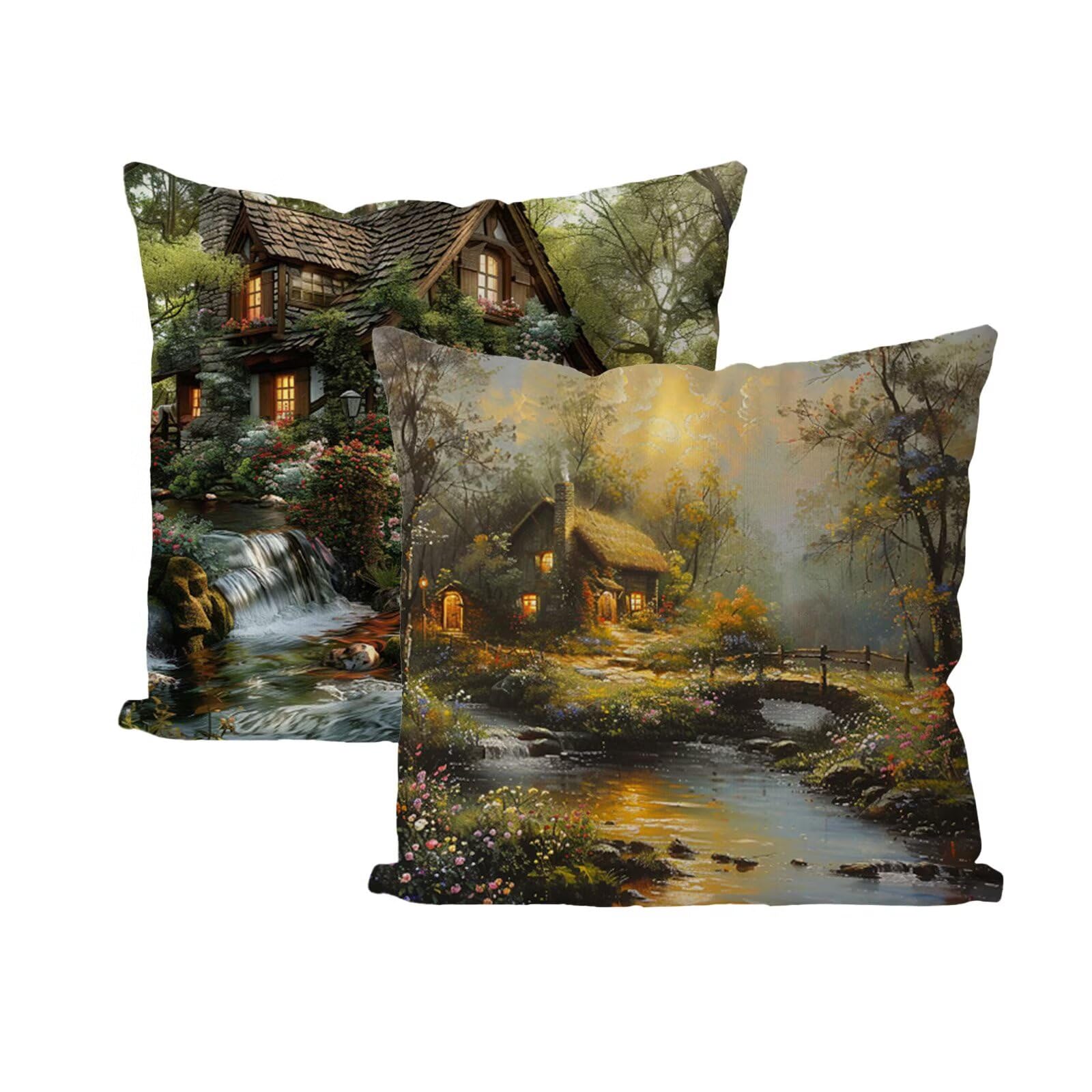 Coussin extérieur forêt imperméable anti-taches pour préserver votre mobilier