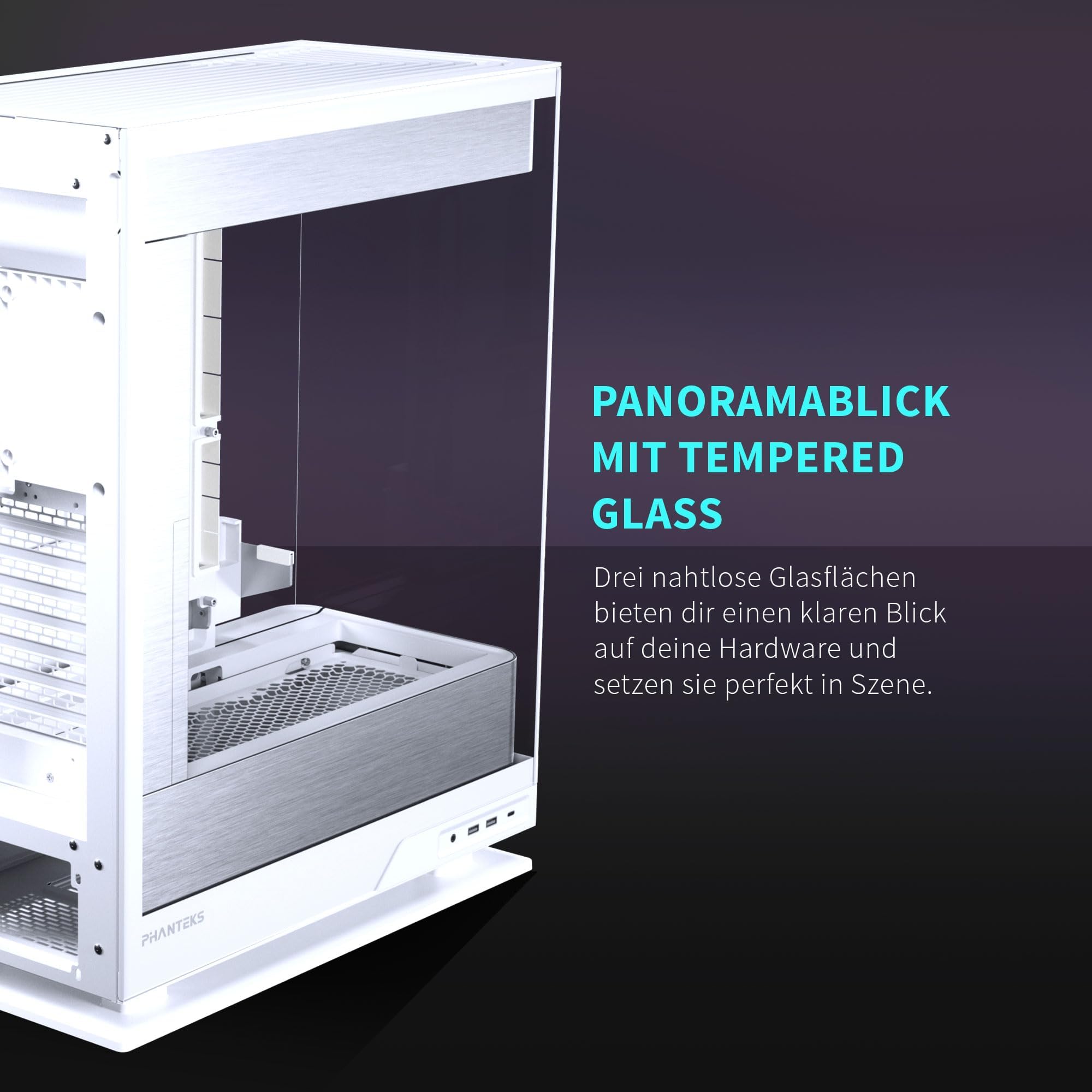 Phanteks Evolv X2 Midi Tower Bianco (phanteks Evolv Series X2 Case Tempered Glass Windows Drgb Matte White)