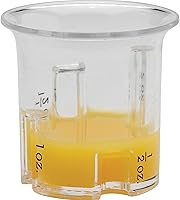 Vista 1 de HIC Kitchen E-Z - Jigger de cóctel de barra multimedida de 4 pasos, 0.5 onzas a 2 onzas