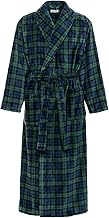 Alexander Del Rossa Long Mens Robe, Full Length Big and Tall Bathrobe for Men, Mens Bath Robes