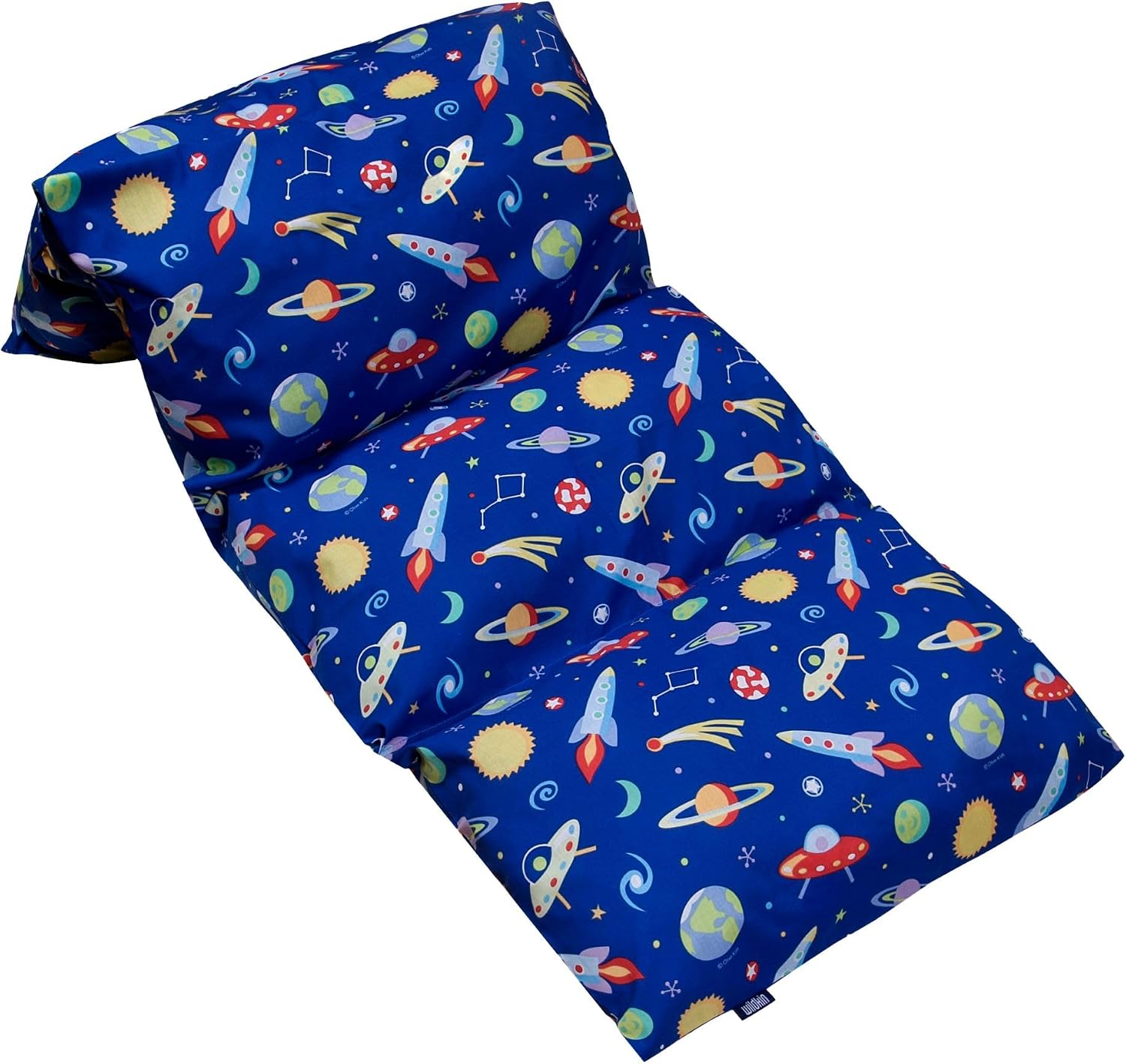 Wildkin Kids Pillowcase Lounger Cover – Travel-Friendly Sleepover Lounger, Fits Standard Pillows (Pillows Not Included), Soft Cotton Blend, Fun Patterns for Boys & Girls - Out of This World