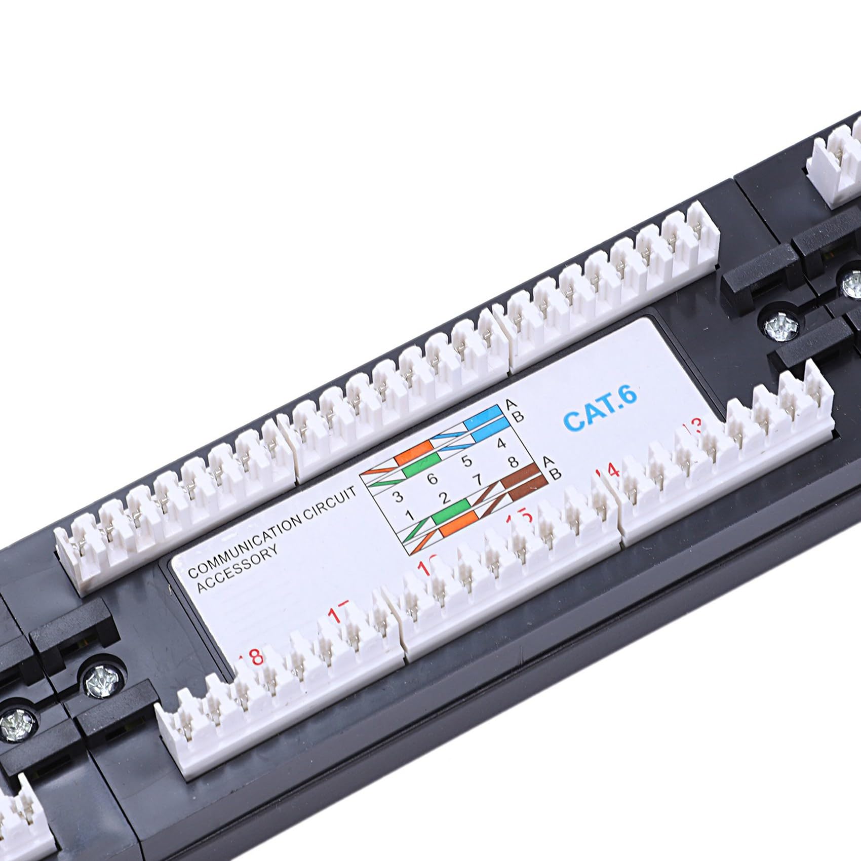 rieder 3X UTP 24 przyłącze Rj45 Patch Panel Rack Kabel Uchwyt ścienny Rack Tool Ethernet LAN Network Adapter CAT6