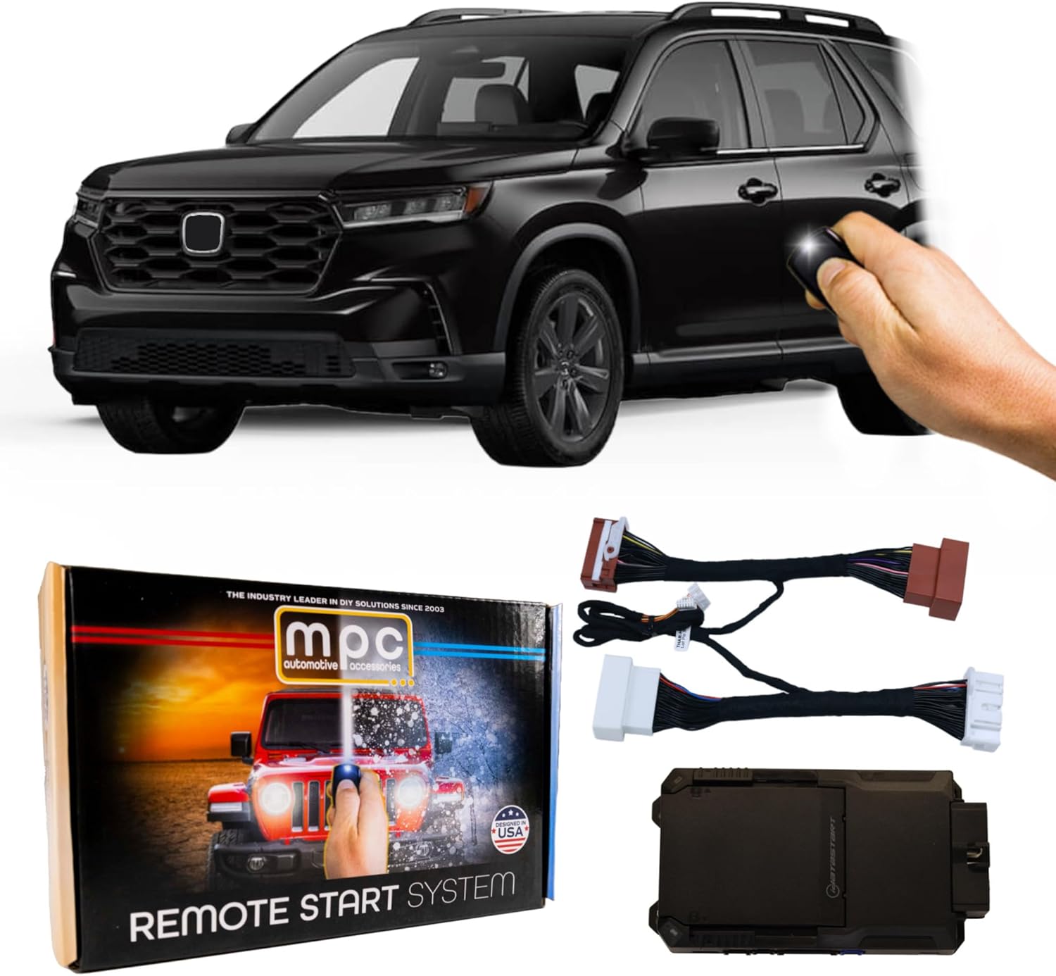 MPC Remote Start Kit Compatible with Honda Pilot 2023-2025 || Plug and Play || Push Lock 3X to Start || No Wire Splicing || USA Tech Support