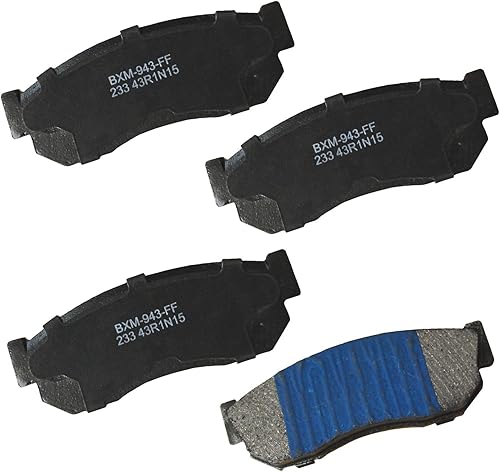 Vista 12 de Bendix Premium SBM8 - Pastillas de freno semimetálicas Premium para modelos seleccionados Buick Special, Camaro, Corvette, Phaeton, Olds F85, Vista