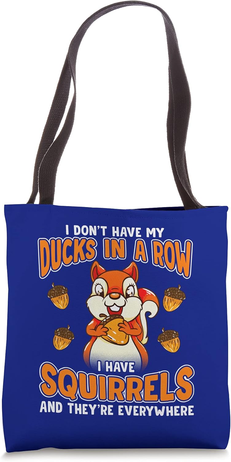 Funny ducks in a row tote