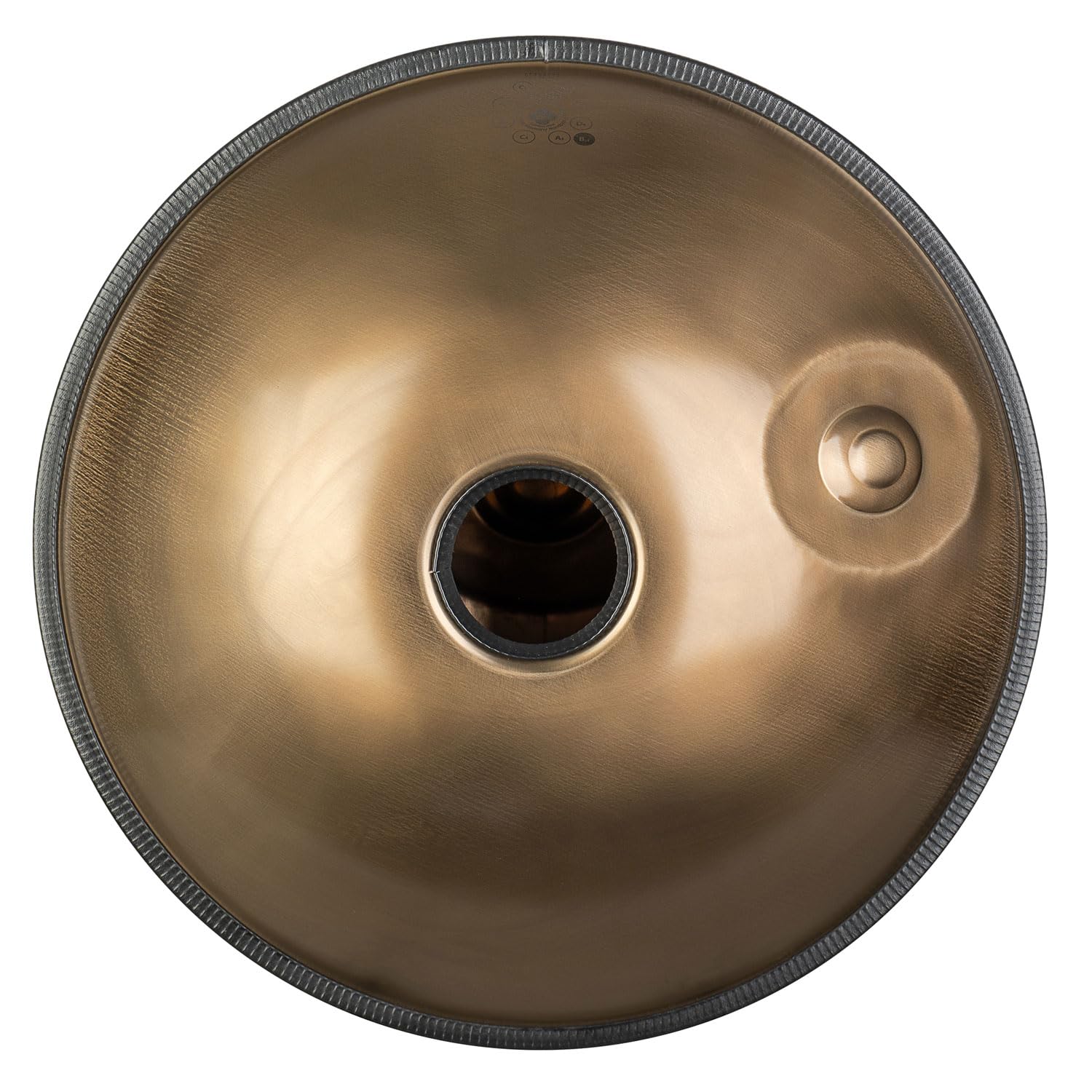 Sela SEHP201 Harmony Handpan D-Kurd en acier inoxydable avec livre scolaire et chiffon