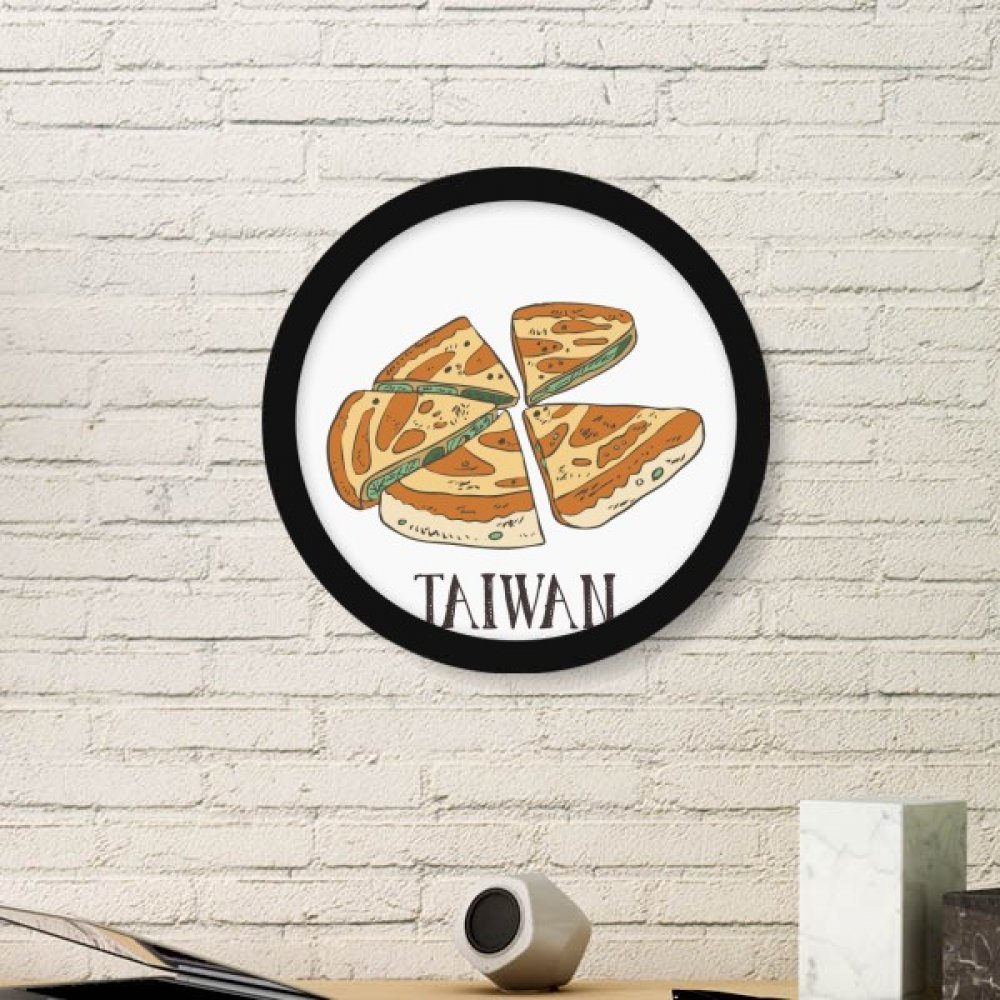 Cadre photo noir rond avec peinture de cuisine de Taiwan pour stickers muraux DIYthinker