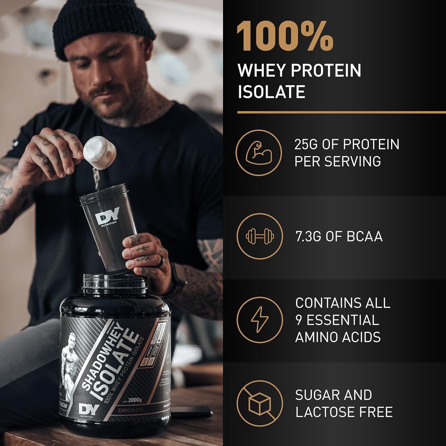DY Nutrition Shadowhey Isolate (2000g) Pistache