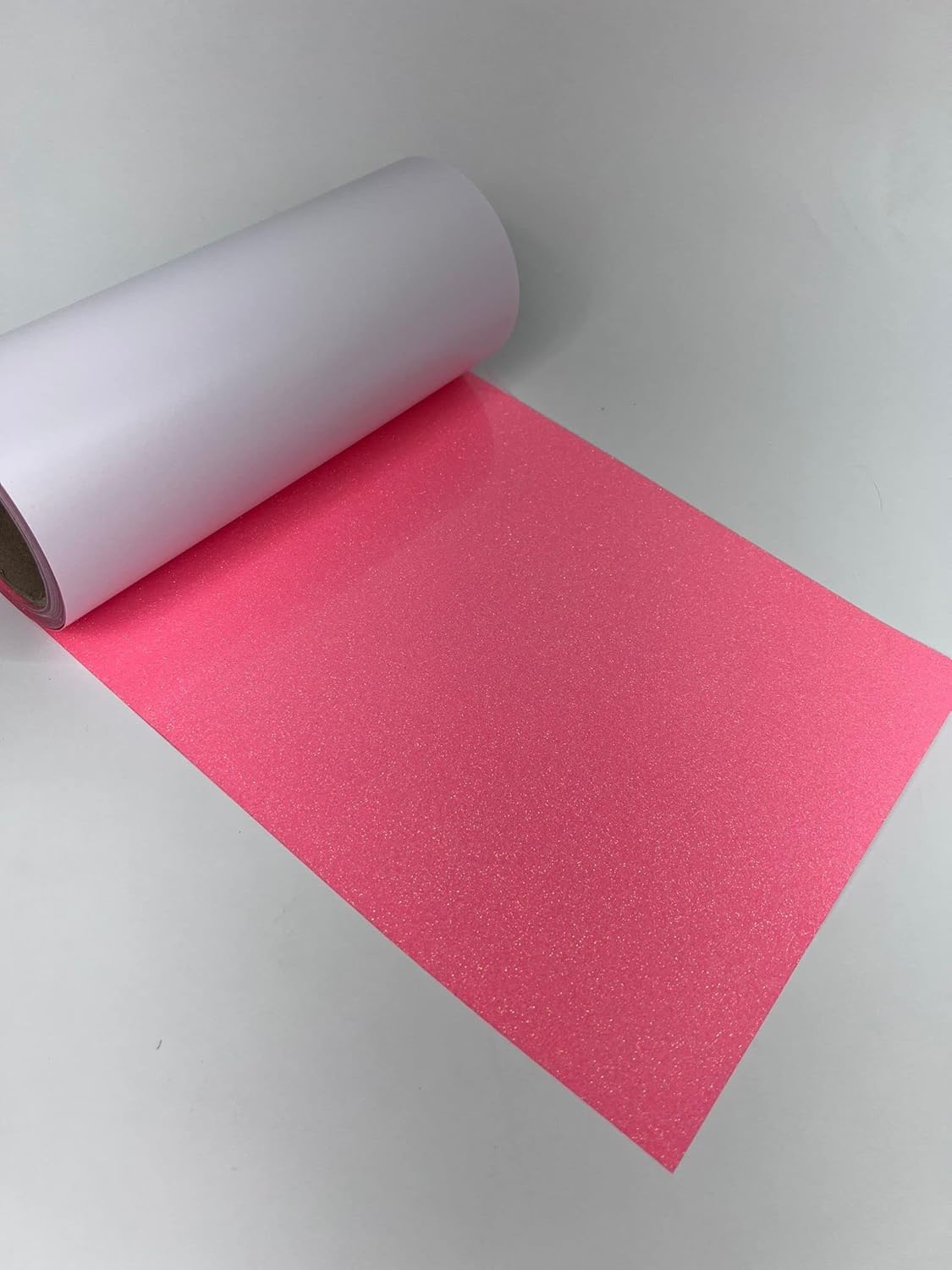 New Glitter Heat Transfer Vinyl -Coral- 10" x 1Ft, 2, 3, 5, 10 Yards (1 Foot) (3 Yards)