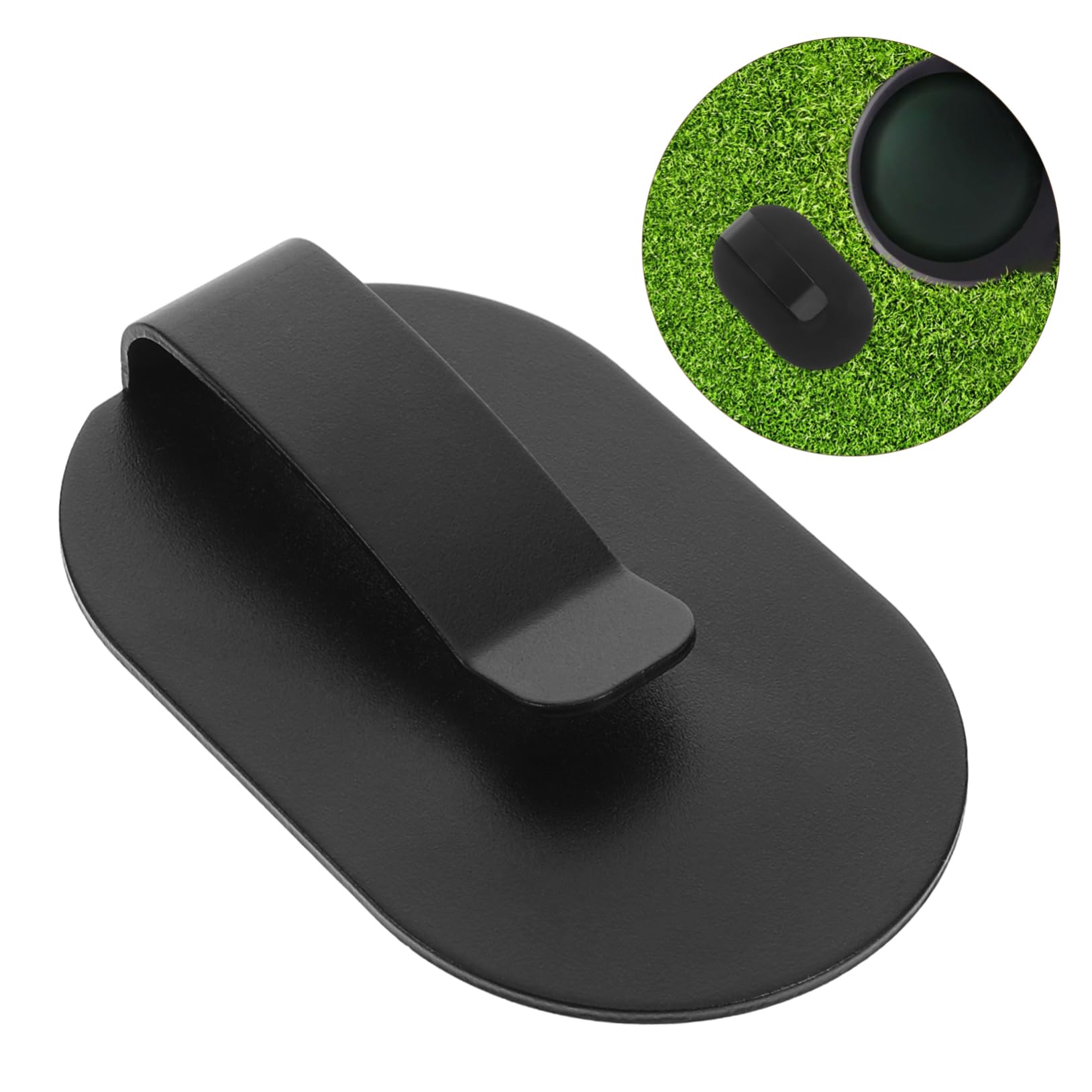 iplusmile Magnetischer Hüftclip für Golf Entfernungsmesser aus Stahl und Silikon Leichter und Robuster Rangefinder Gürtelhalter für Bequemes Golfzubehör Beim Golfspielen