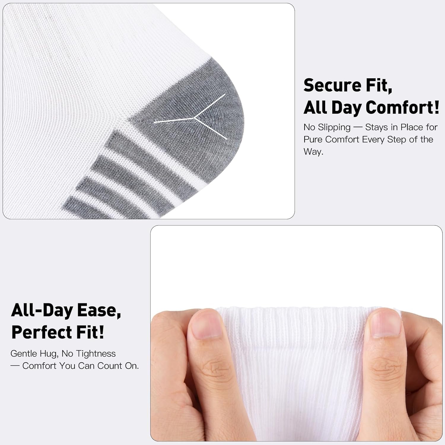 20 Pairs of Thin Crew Socks & Ankle Socks for Men/Women - Scene Switching Set Golden Combination in Bulk Value Pack - Image 5