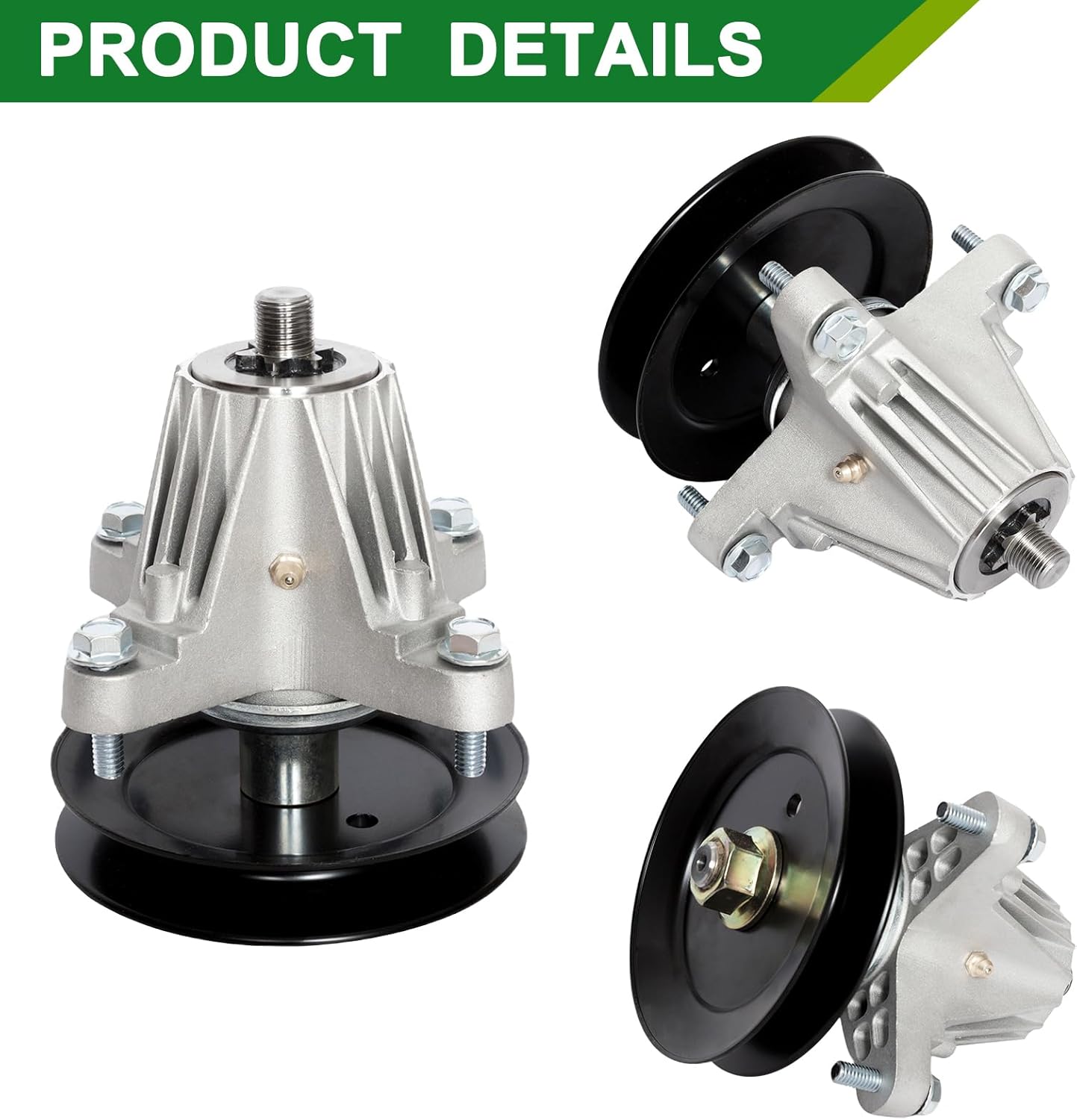 618-06981 918-06981 Spindle Assembly - Fits 50 Inch Mower Decks Cub Ca det XT1-LT50 XT2-LX50 XT1 LT50 XT2 LX50 MTD Columbia CYT5023SE Troy Bilt TB2350 (3-Pack)