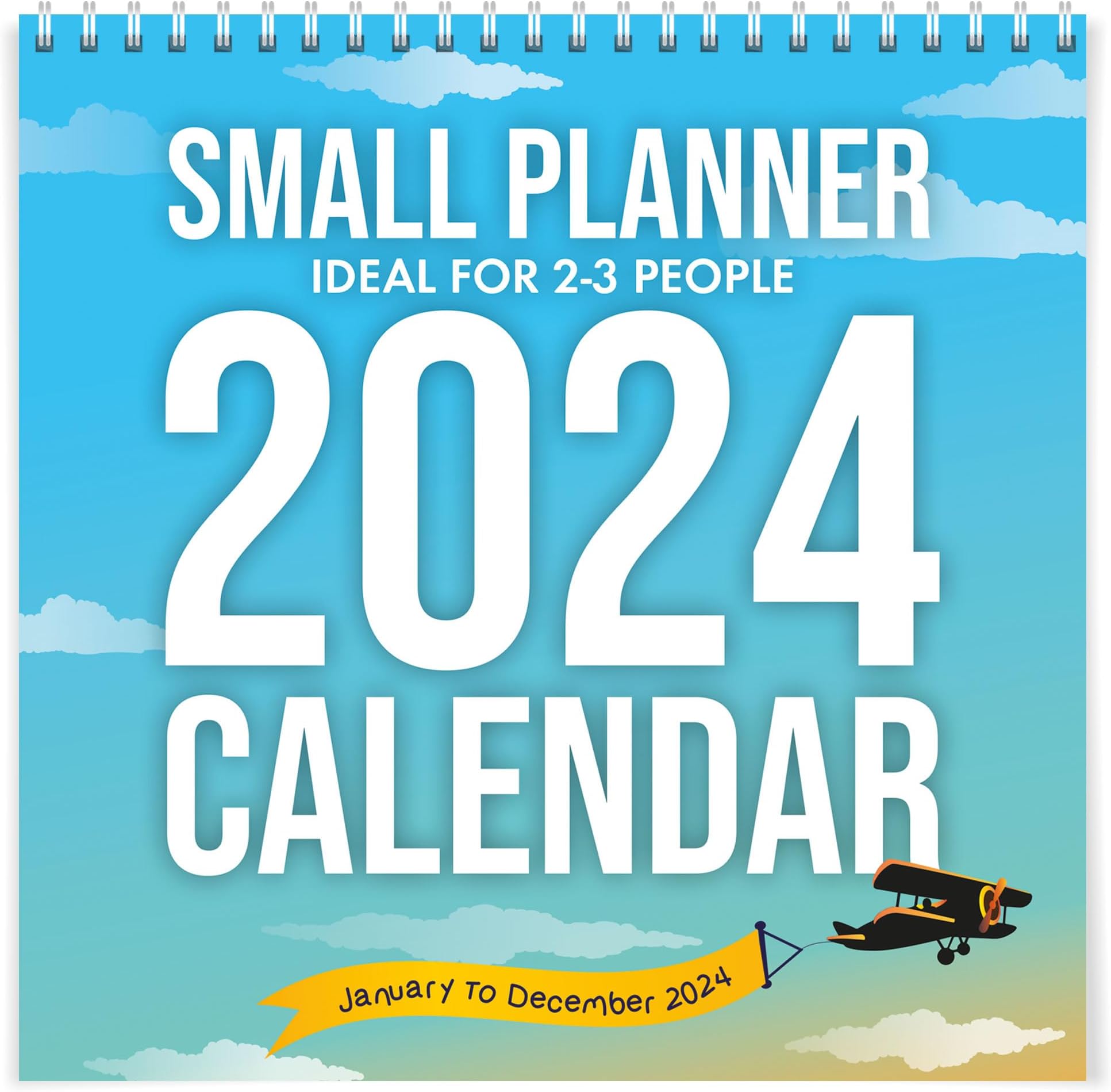2024 wall calendar with 3 columns, 1 month to view, for up to 3 people ...