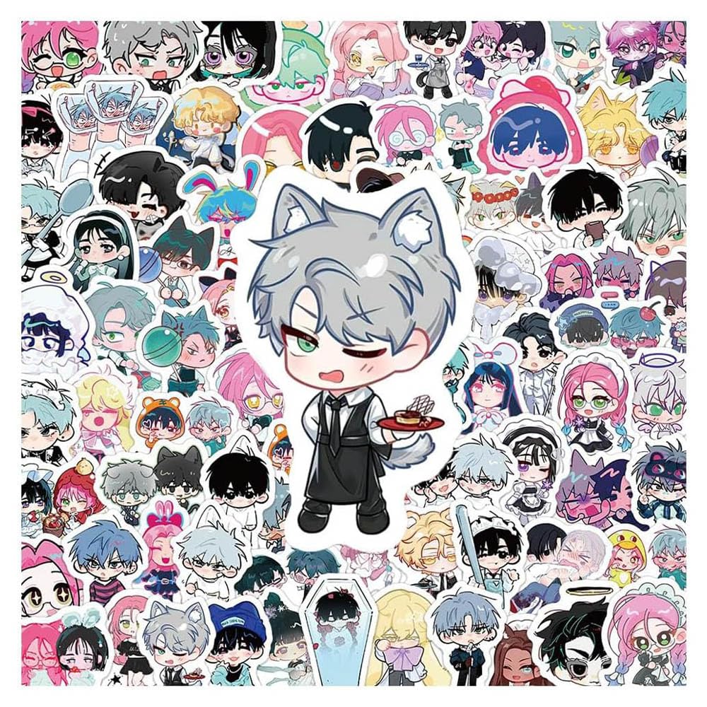 Jusongkwcp Multicolored Alienstages Stickers, 100 Pcs Alienstages Figure Vinyl Waterproof Sticker Decals For Party, Water Bottle Scrapbook Laptop Skateboard Computer
