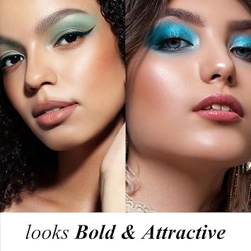 Profusion Cosmetics It's A Vibe 23 Colorful Eyeshadow Palette, Highly Pigmented Matte, Shimmer & Glitter Eye Shadow Palette, Blendable, Long-Lasting Eye Makeup, Vegan & Cruelty-Free