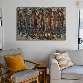 Amazon.co.jp: 青木繁《海の幸》ポスター パネル 壁アート モダン