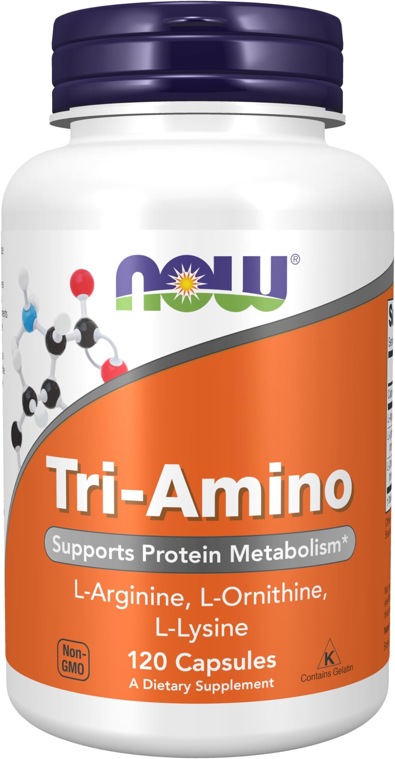 NOW Foods Tri-amino 120 Capsules